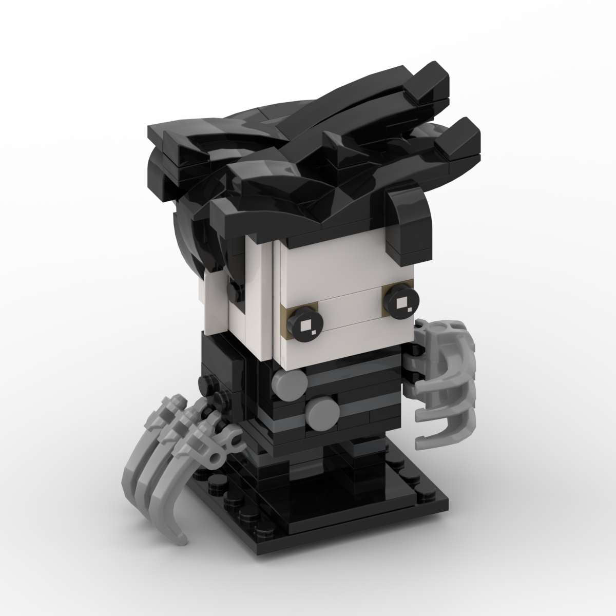 edward scissorhands brickheadz moc set | moc-14635 - 2