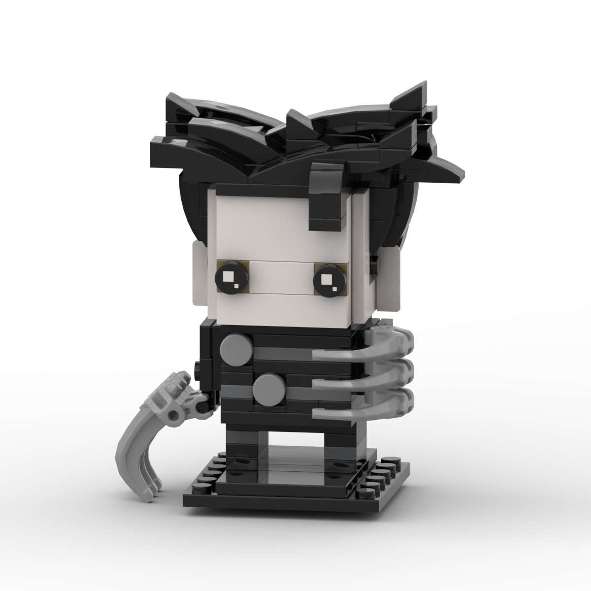 edward scissorhands brickheadz moc set | moc-14635 - 4