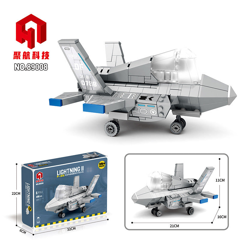 f 35 carrier-based fifth-generation fighter block set - juhang 89008 - 6