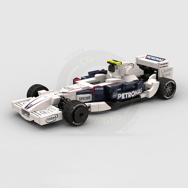 f1 bmw sauber f1.08 building sets | moc-82731 - 1
