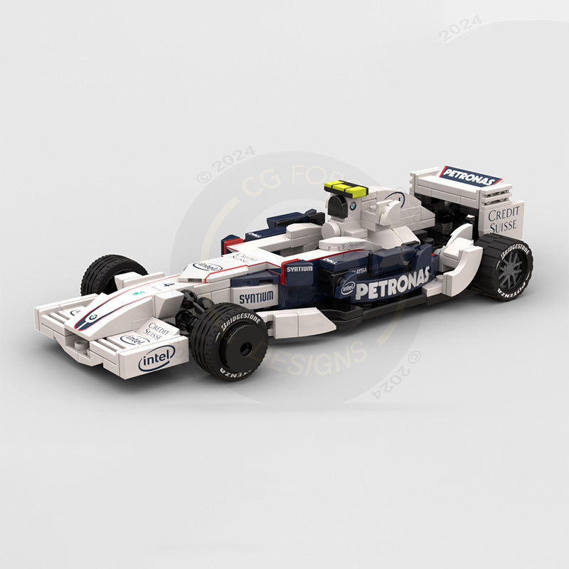 f1 bmw sauber f1.08 building sets | moc-82731 - 2