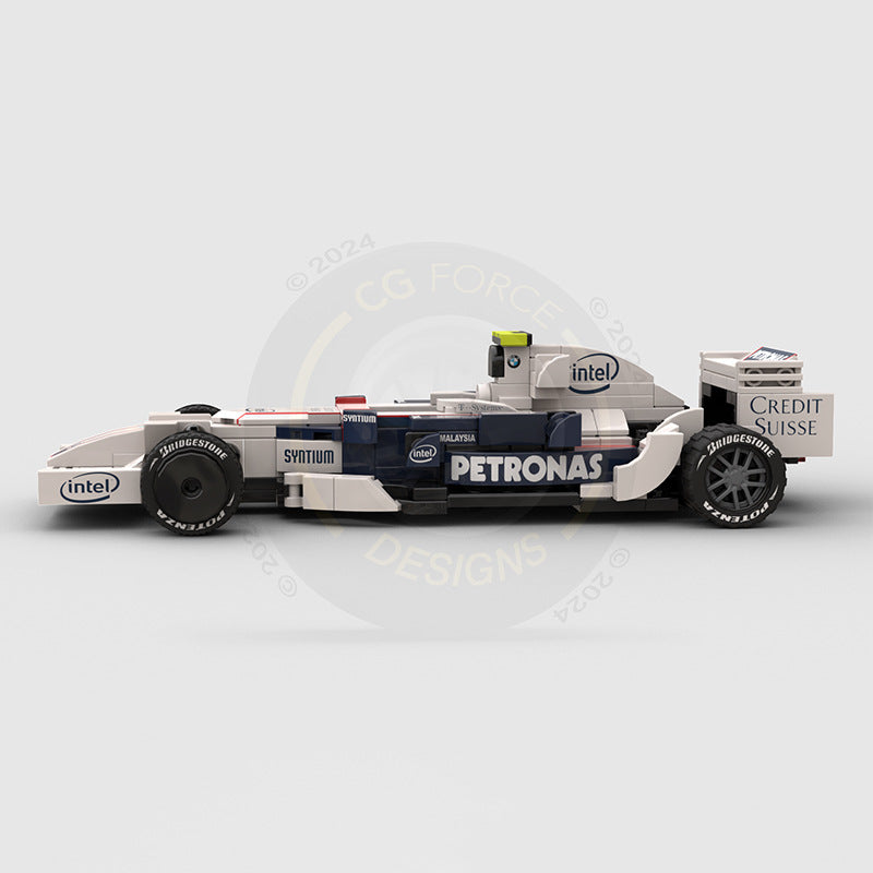 f1 bmw sauber f1.08 building sets | moc-82731 - 3