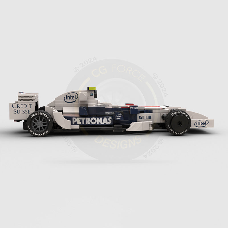 f1 bmw sauber f1.08 building sets | moc-82731 - 4