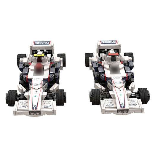 f1 bmw sauber f1.08 building sets | moc-82731 - 5
