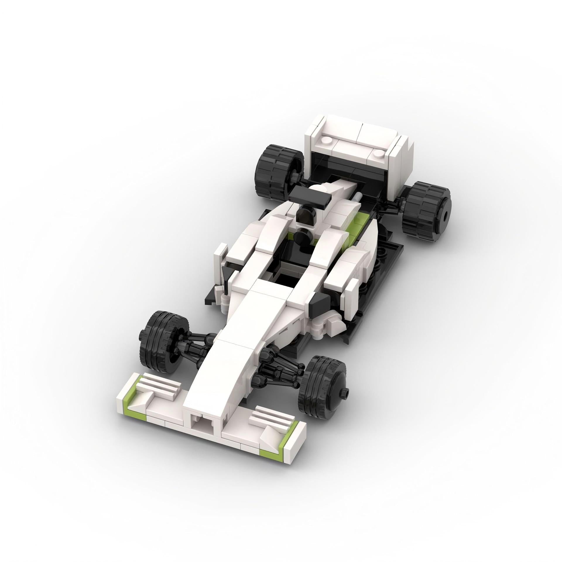 f1 brawn bgp001 building set | moc-59439 - 2