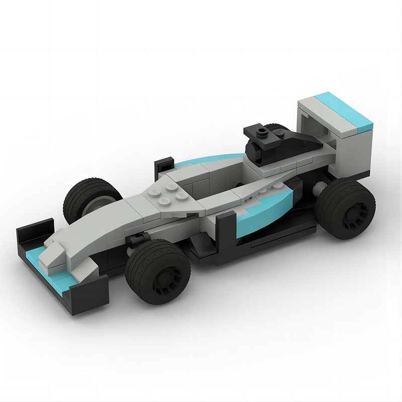 f1 mercedes hamilton building set | moc-40941 - 4