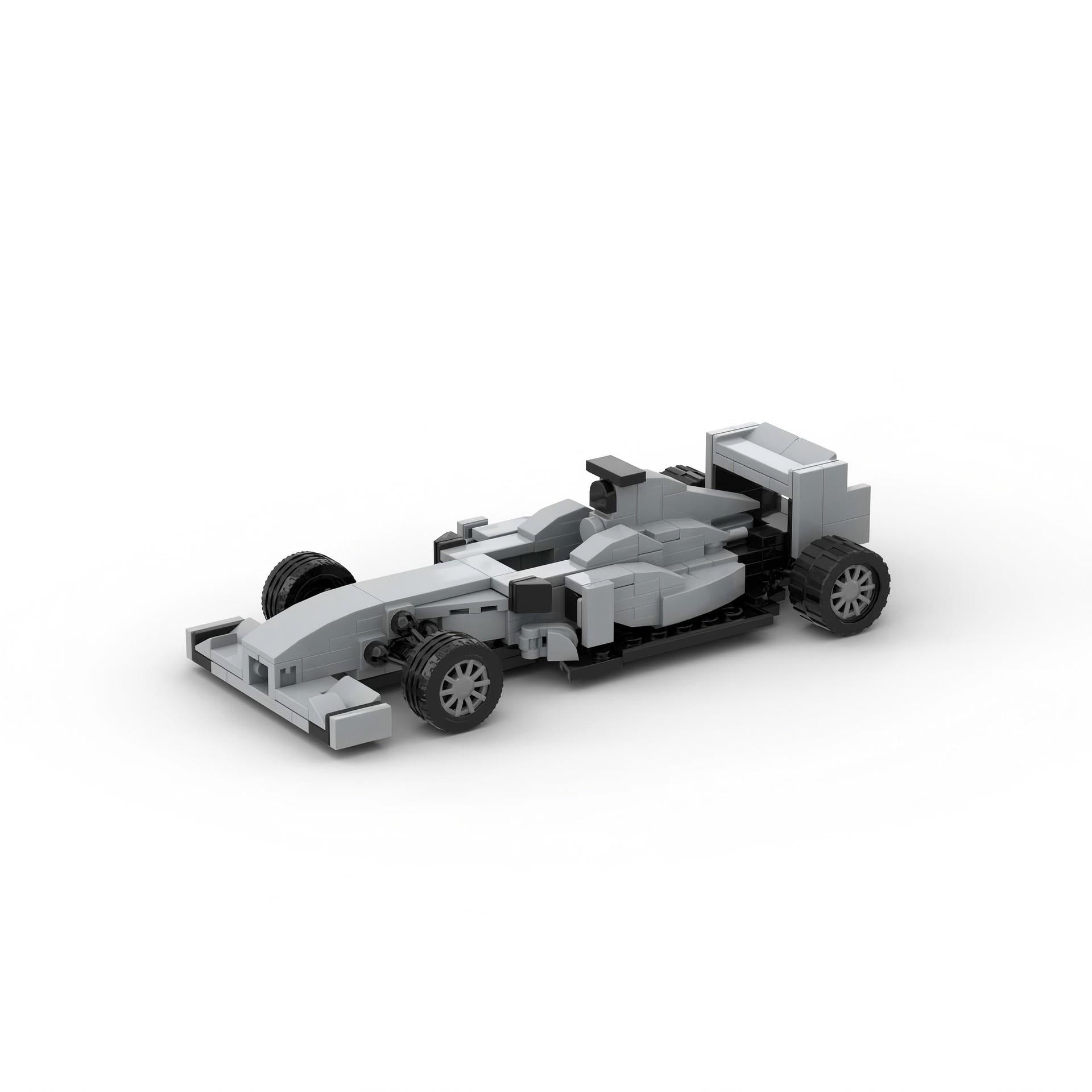 f1 mercedes w01 building set | moc-102783 - 1