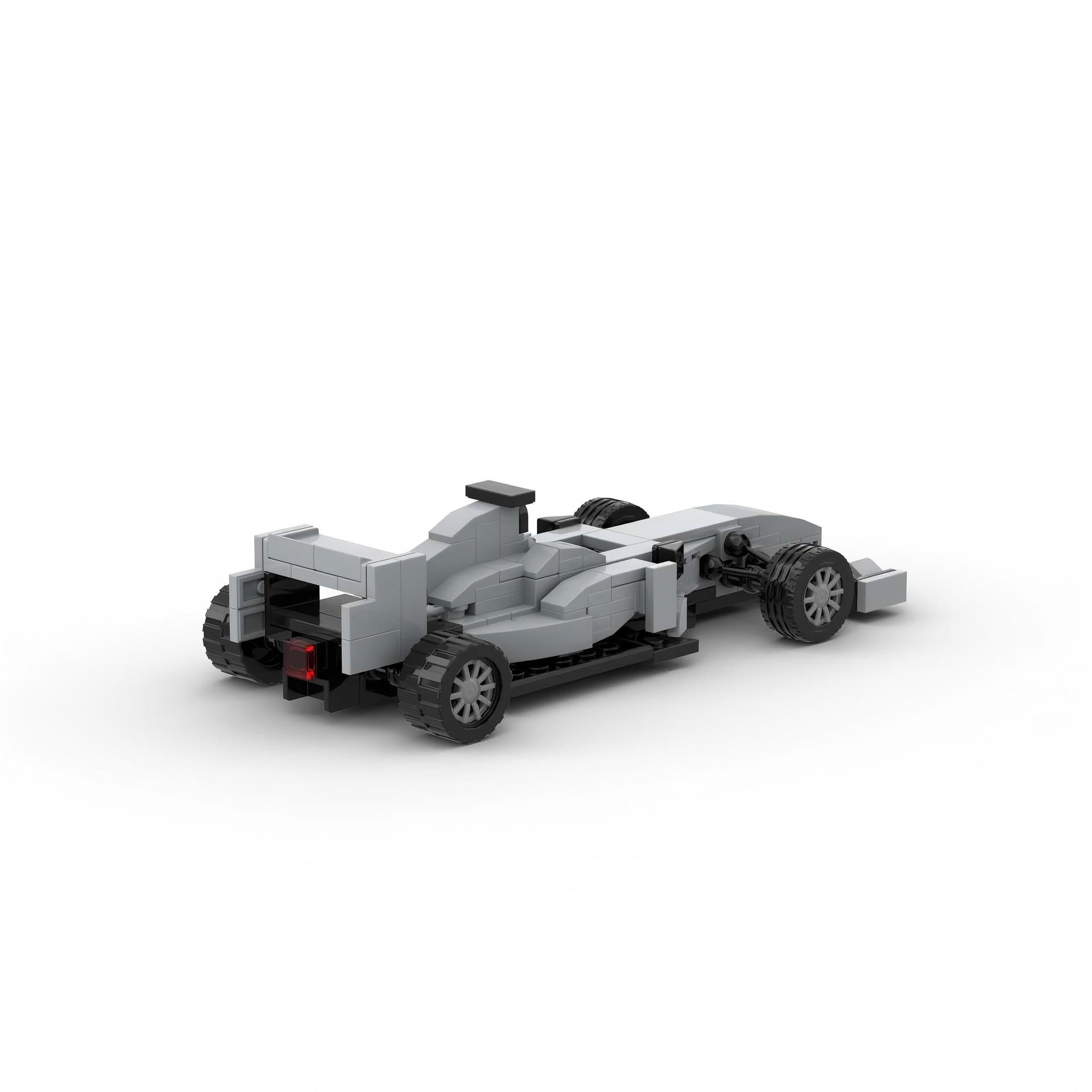 f1 mercedes w01 building set | moc-102783 - 4