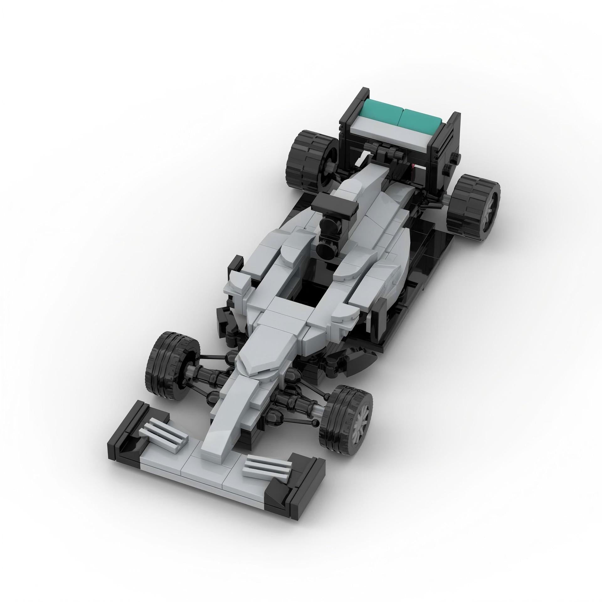 f1 mercedes w07 building set | moc-76040 - 2