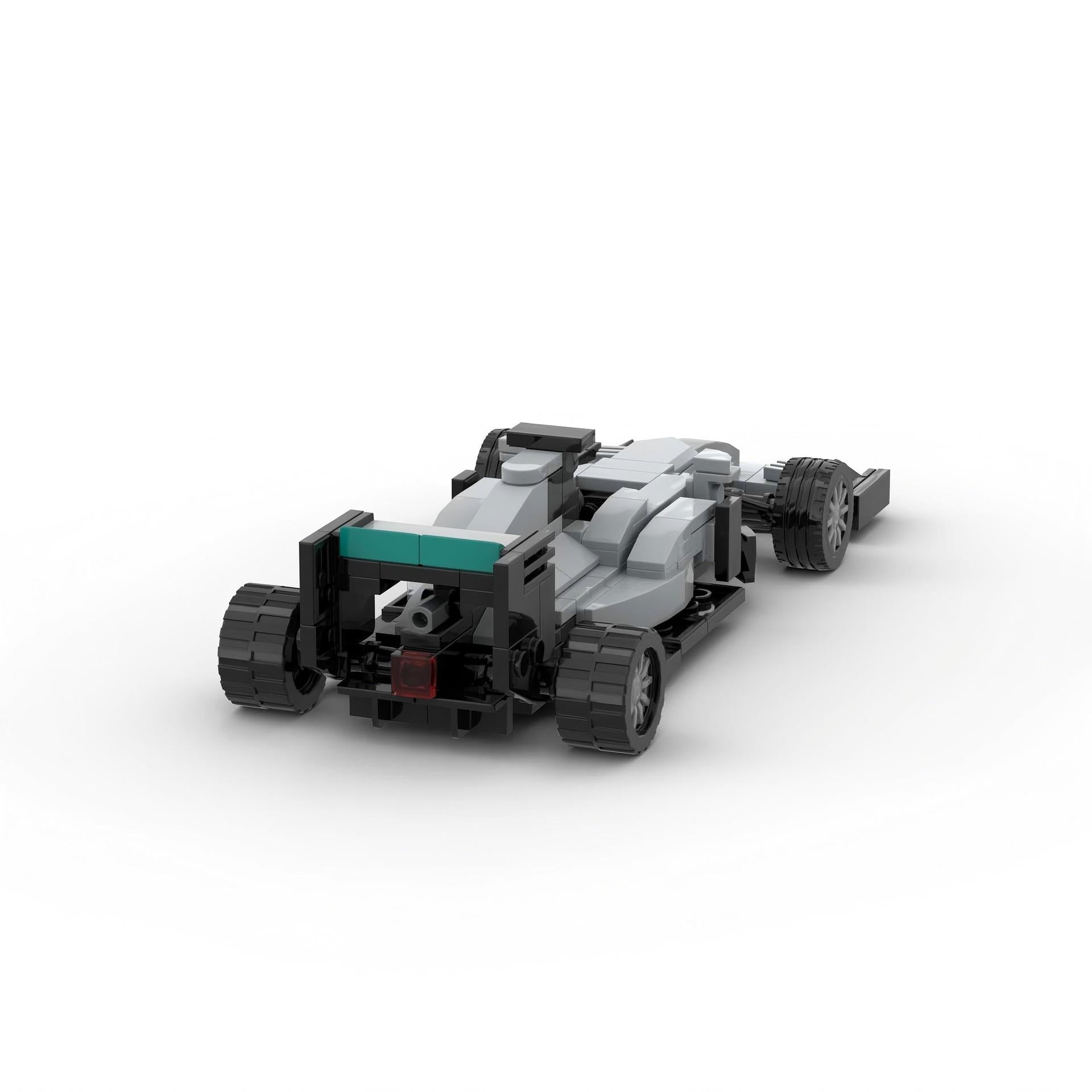 f1 mercedes w07 building set | moc-76040 - 5