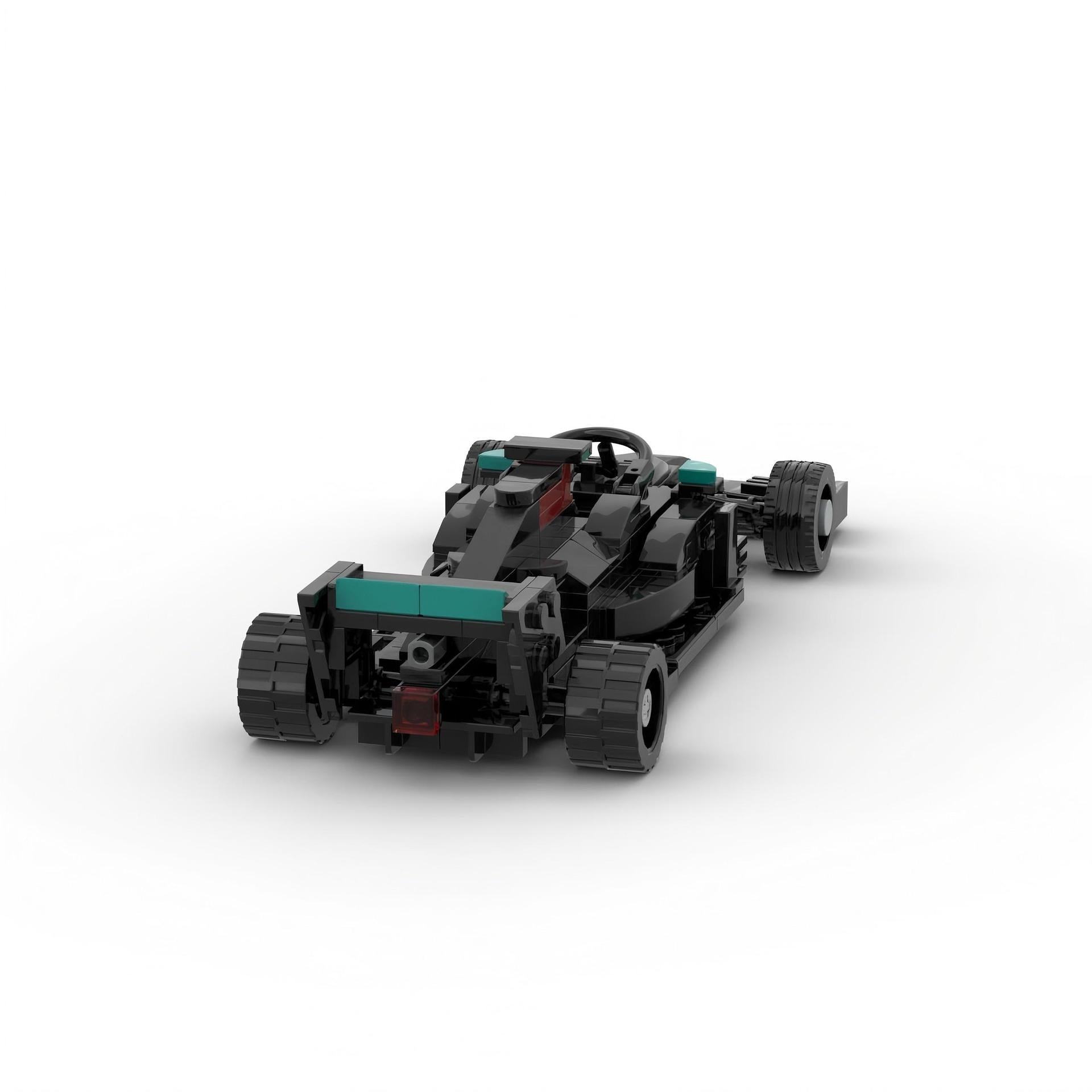 f1 mercedes w11 building set | moc-59446 - 5
