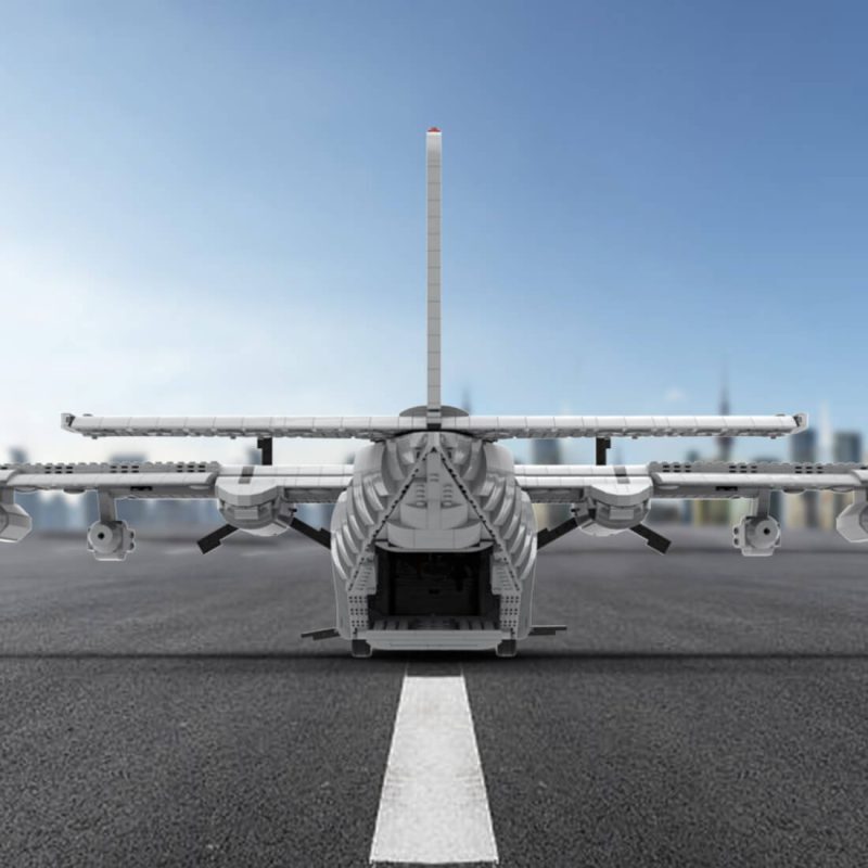 fairchild c-123k building set | 1:35 scale | moc-164364 - 4
