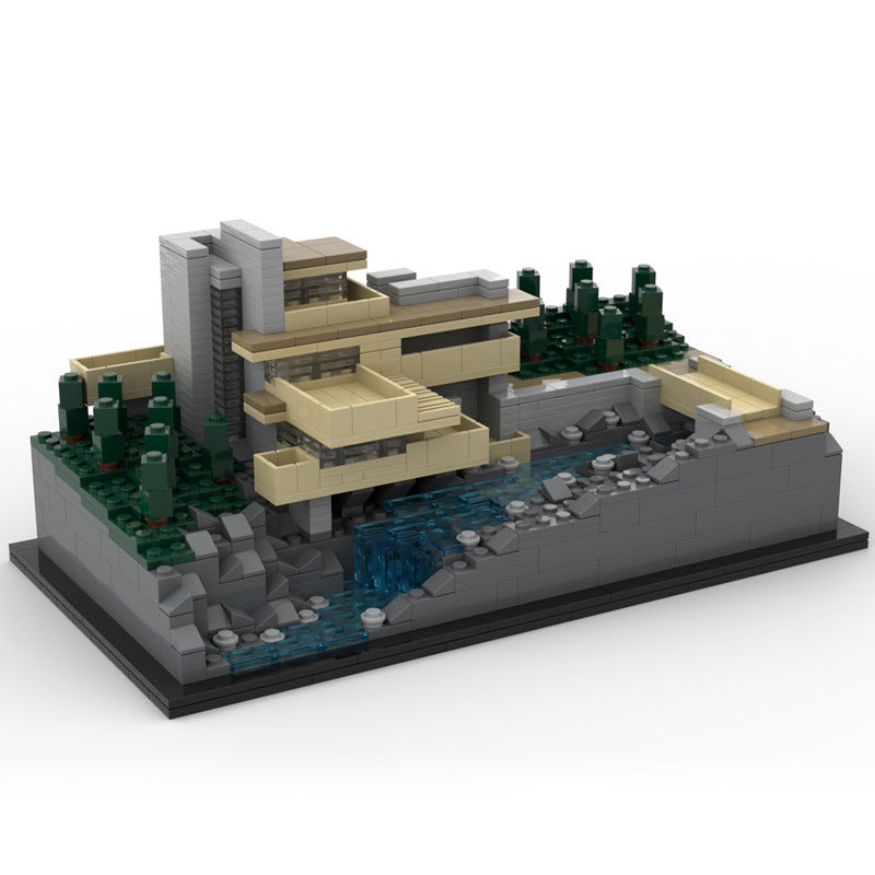 fallingwater house building set | moc-54905 - 1
