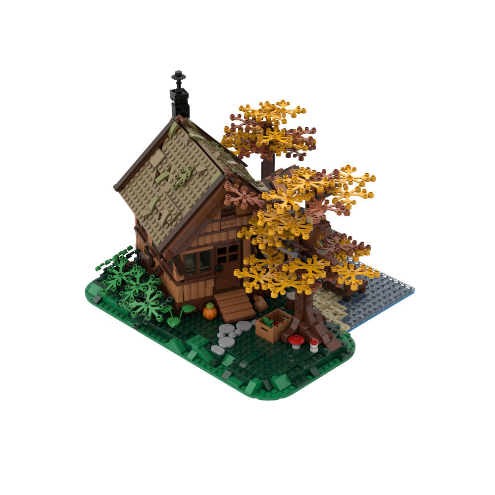family cabin building set | moc-64694 - 2