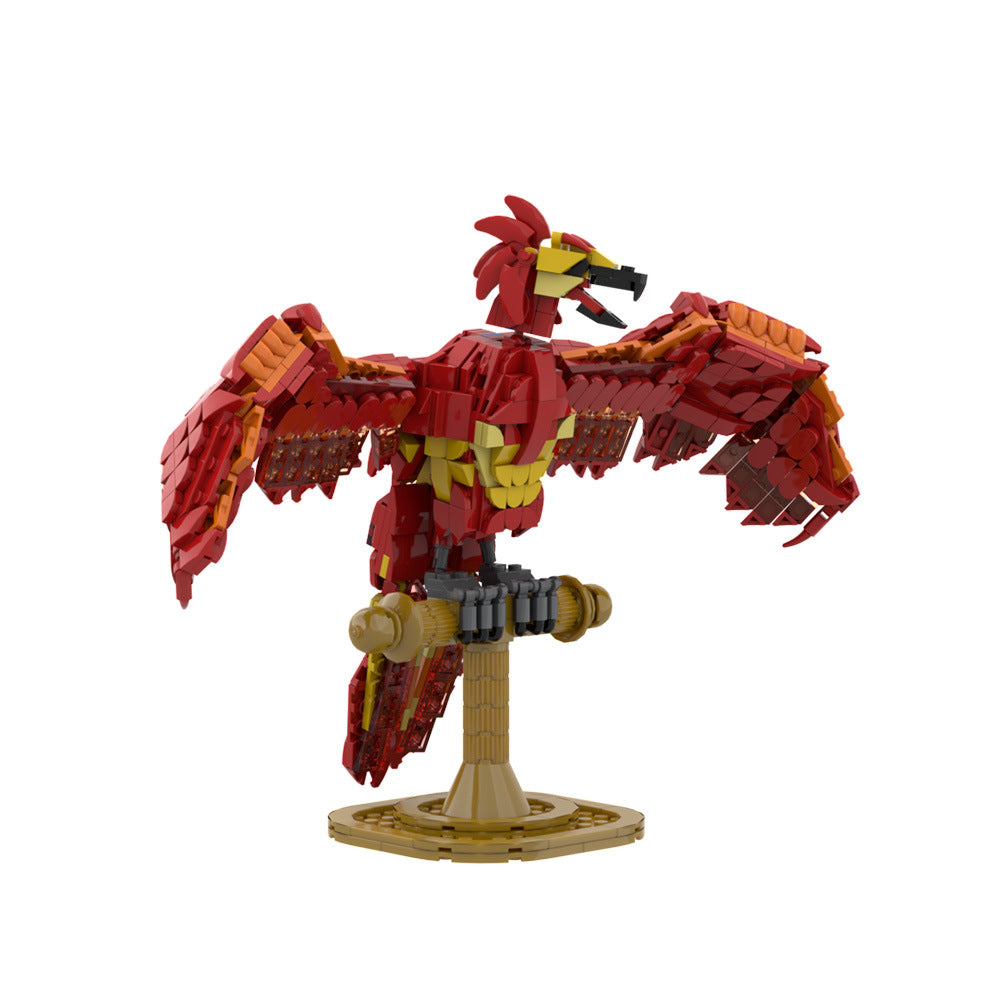 fawkes moc building set | harry potter | gobricks - 2