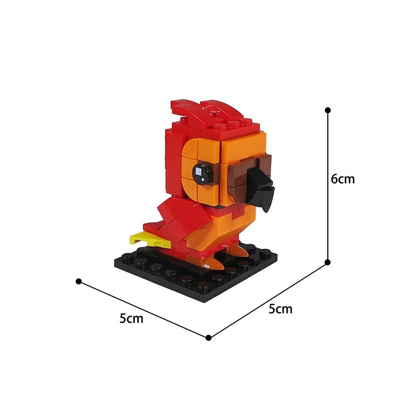fawkes the phoenix moc building set | harry potter | moc-49741 - 2