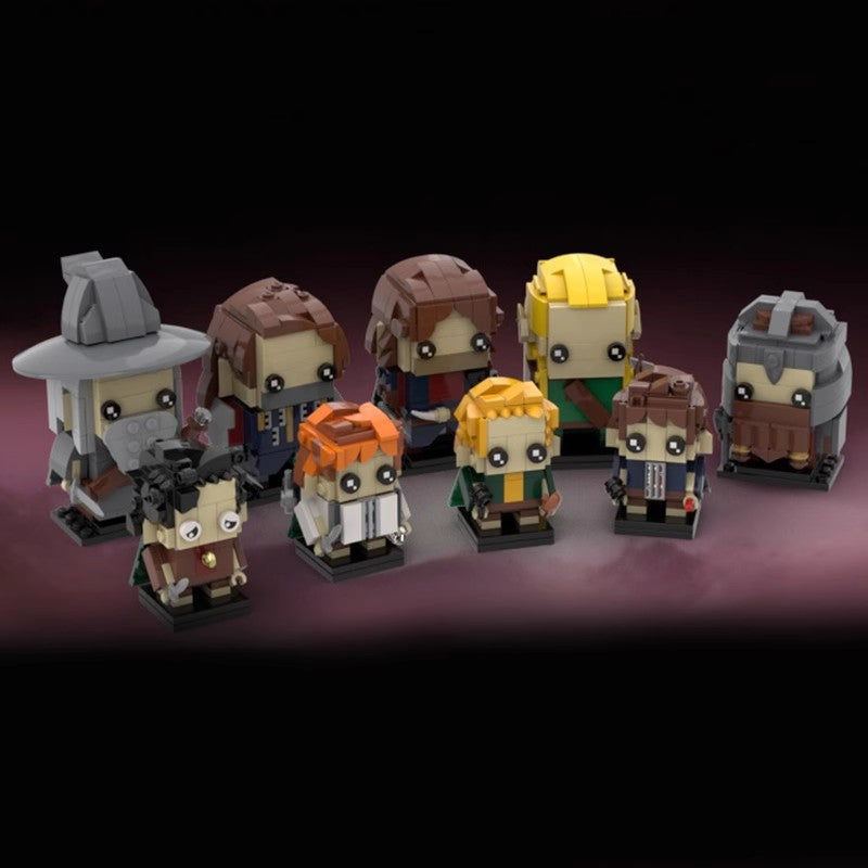 fellowship of the ring brickheadz building set | lotr | moc-21223 - 1