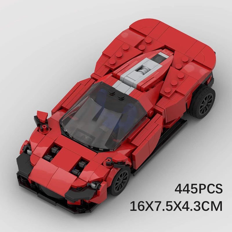 ferrari daytona sp3 building set | moc-102083 - 4