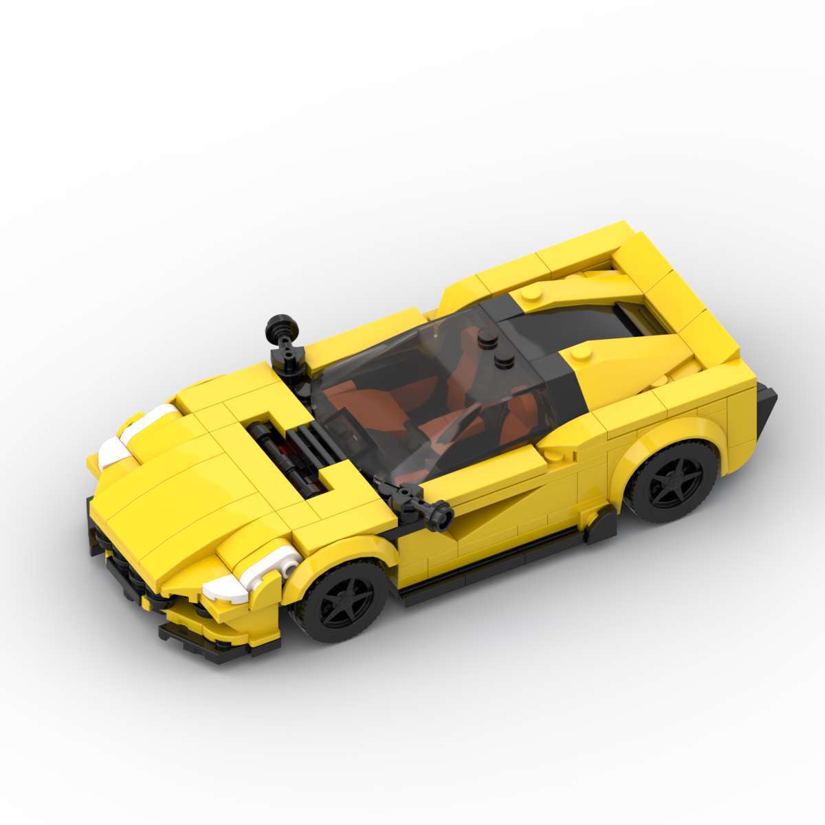 ferrari f12 tdf building set | moc-115758 - 2