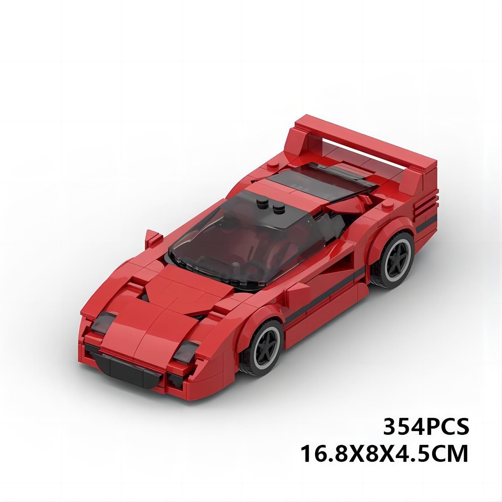 ferrari f40 building set | lego compatible - 3