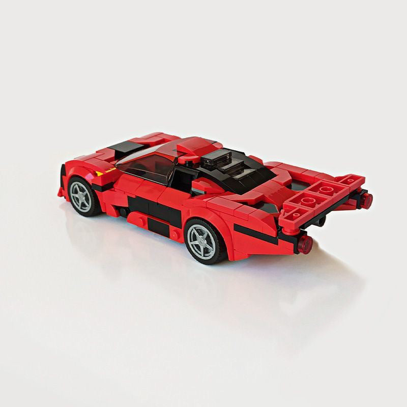 ferrari f8 tributo building set | 76895 le mans racer | moc-51100 - 4