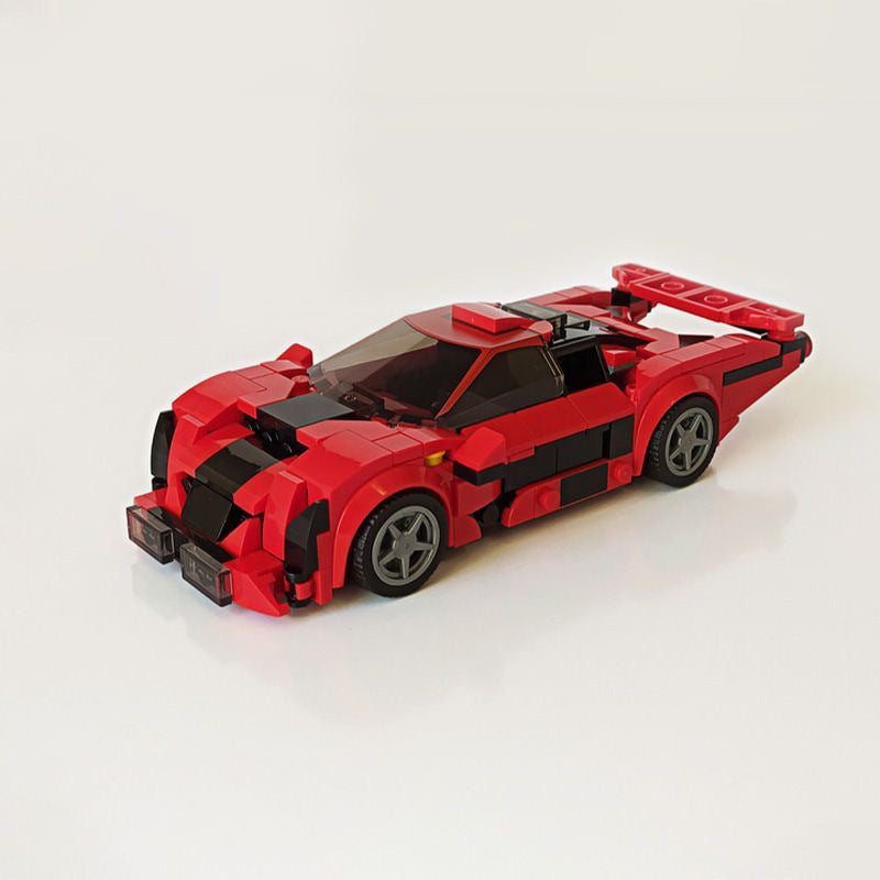 ferrari f8 tributo building set | 76895 le mans racer | moc-51100 - 6