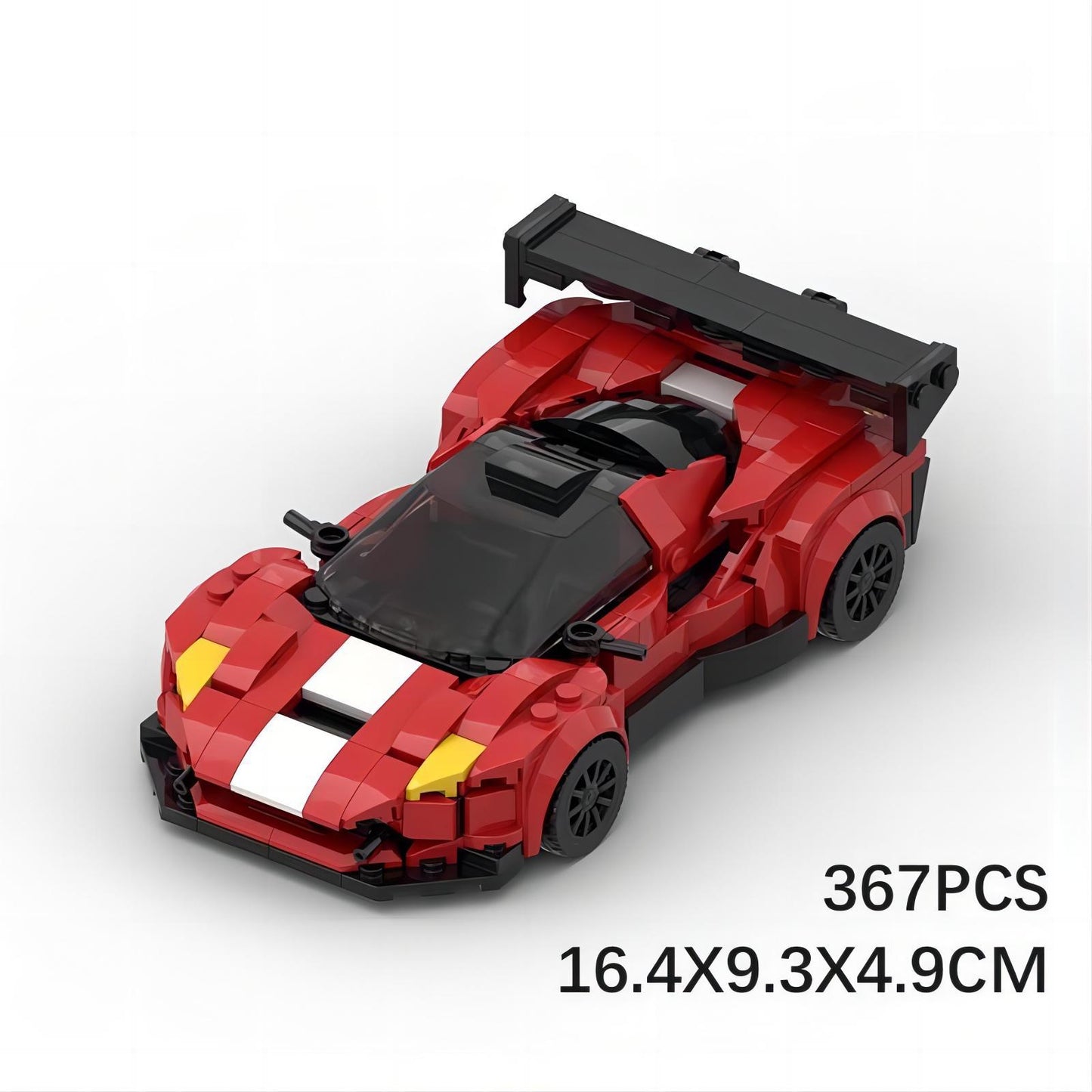 ferrari f8 tributo building set | moc-65609 - 5