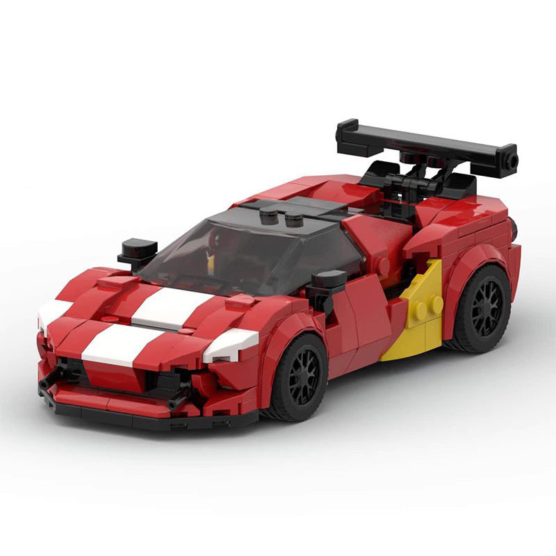 ferrari f8 tributo race edition building set | 278 pcs | moc-49212 - 4