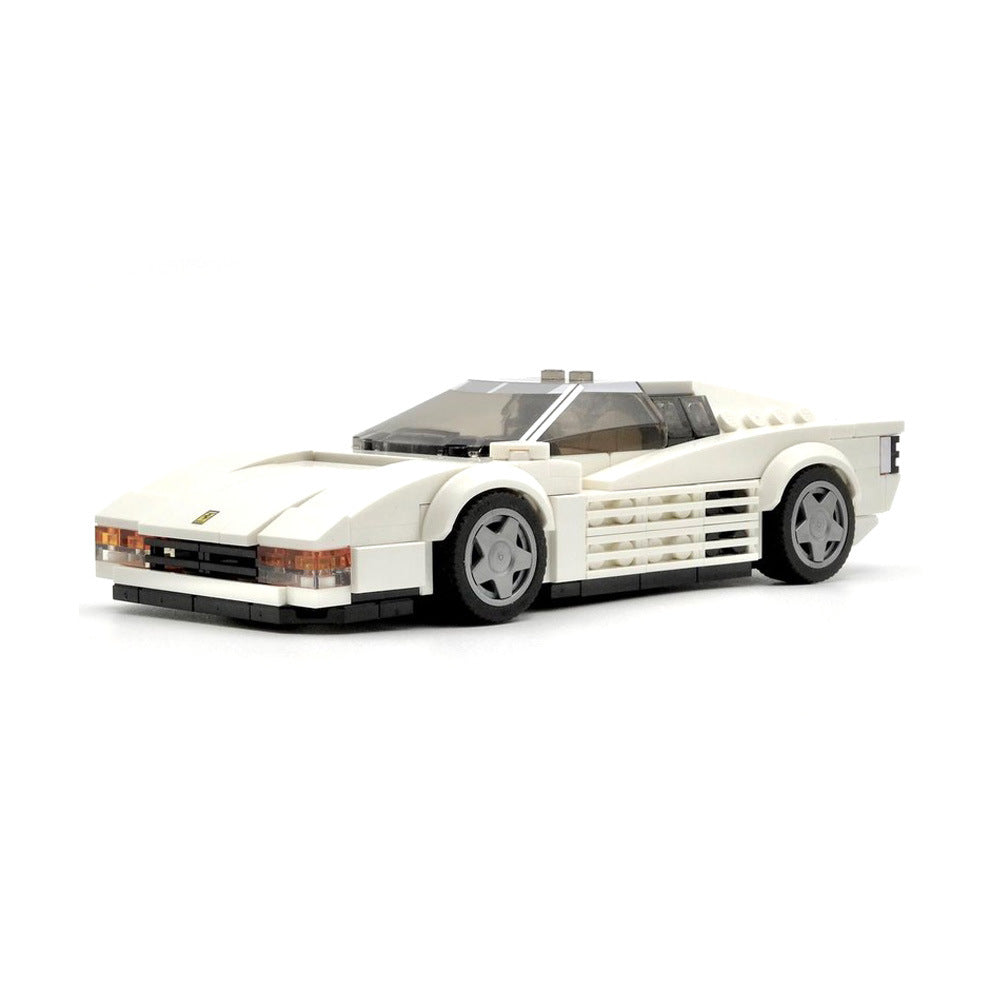 ferrari testarossa miami vice white building set | moc-79304 - 2