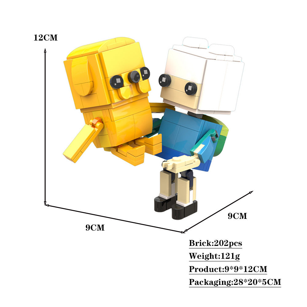 finn & jake brickheadz | adventure time | moc-71483 - 2