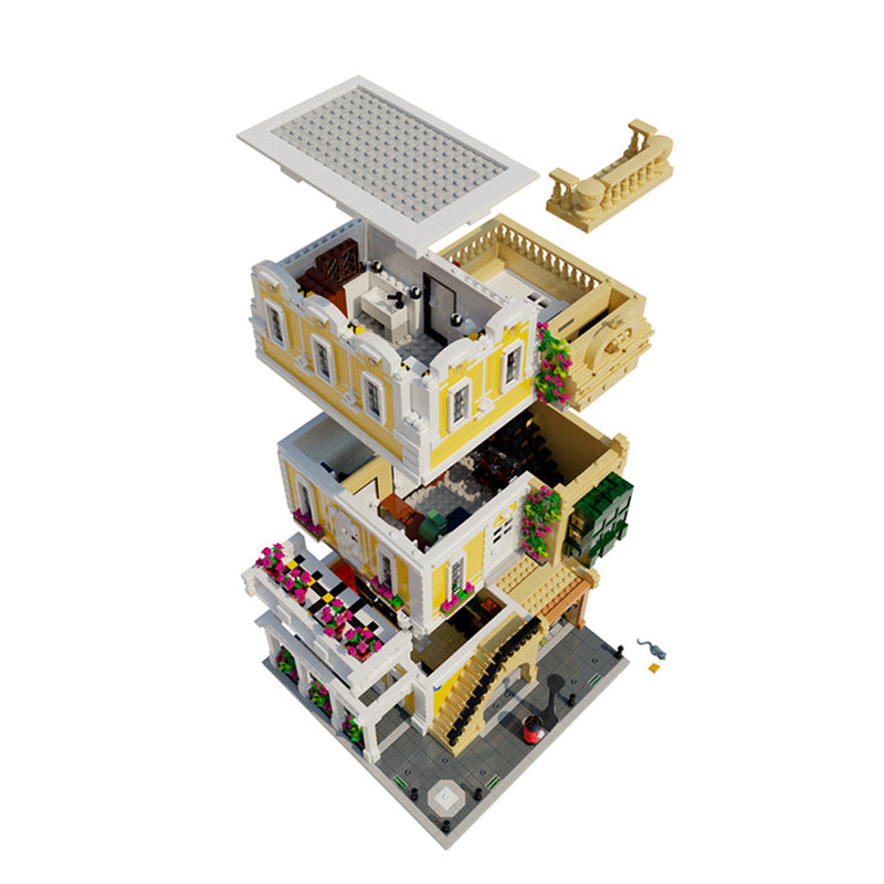 florentine palazzo building set | moc-122357 - 2