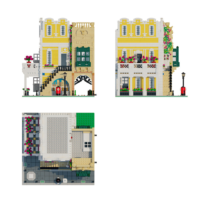 florentine palazzo building set | moc-122357 - 3