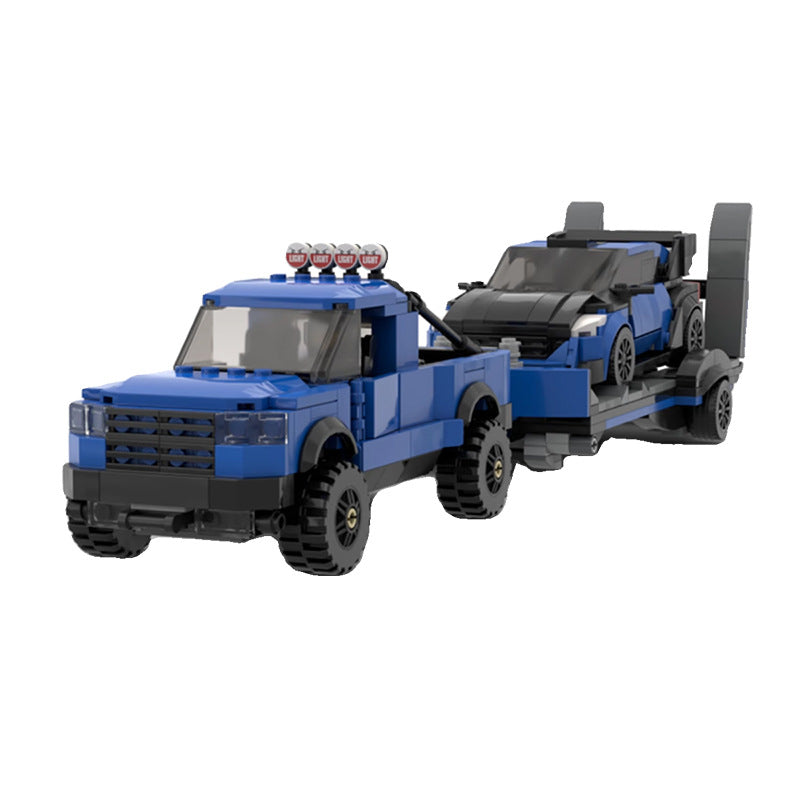 ford f150 raptor and rally spec fiesta building set | moc-40332 - 2