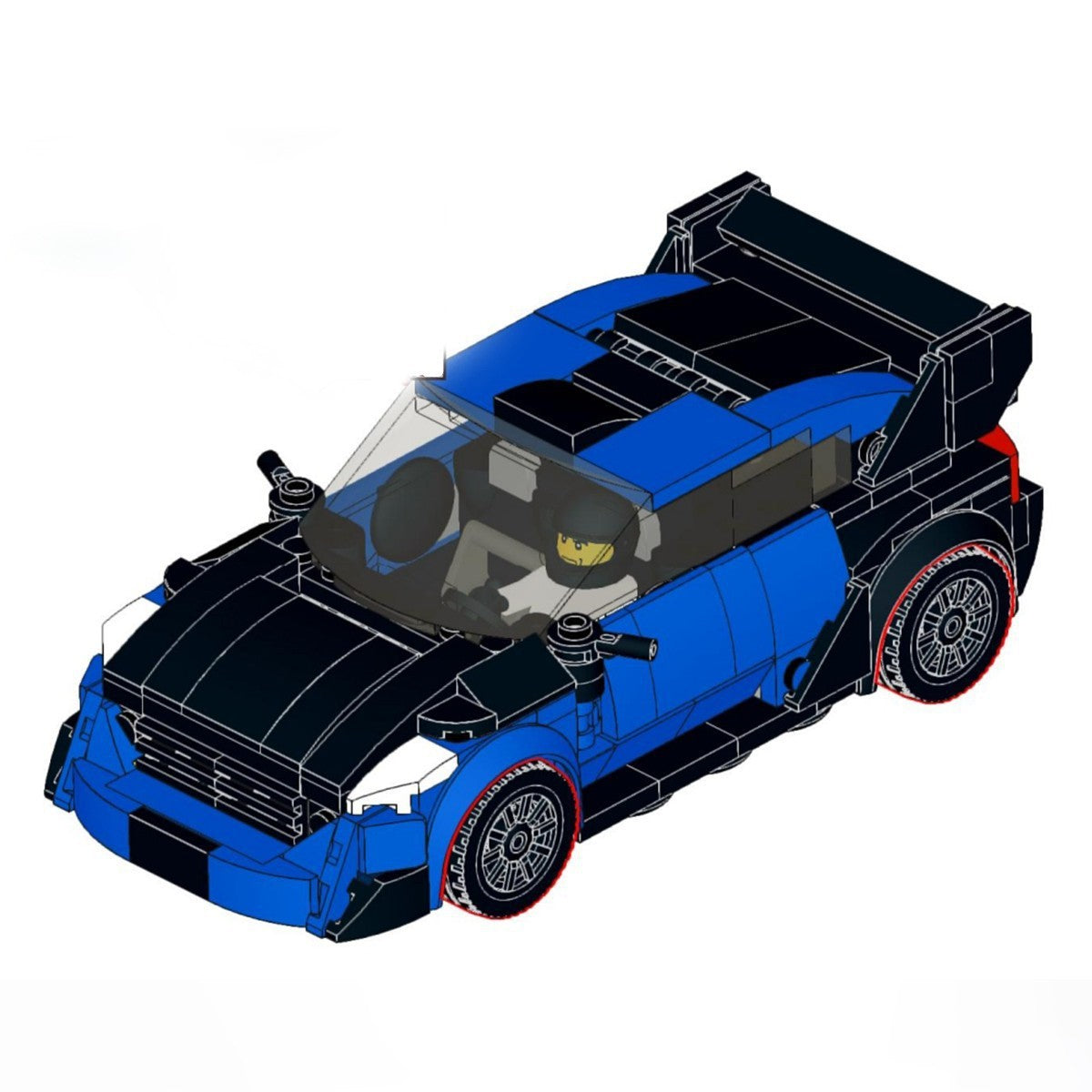 ford f150 raptor and rally spec fiesta building set | moc-40332 - 5