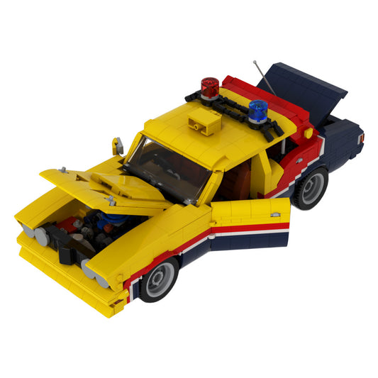 ford falcon 1:18 car building set | mad max | moc-197005 - 4