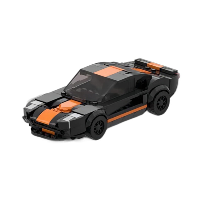 ford gt black building set | 8 wide car | moc-110921 - 2