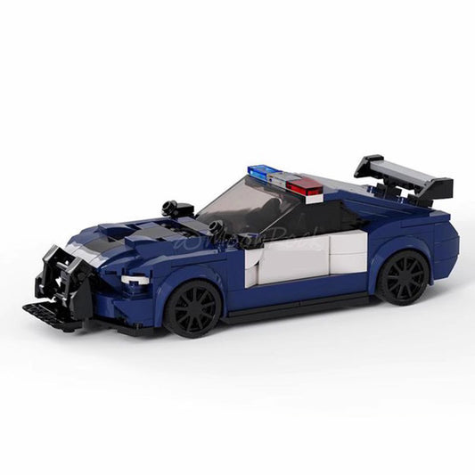 ford mustang barricade building set | moc-93291 - 1