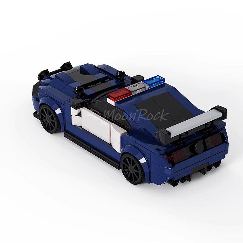 ford mustang barricade building set | moc-93291 - 3