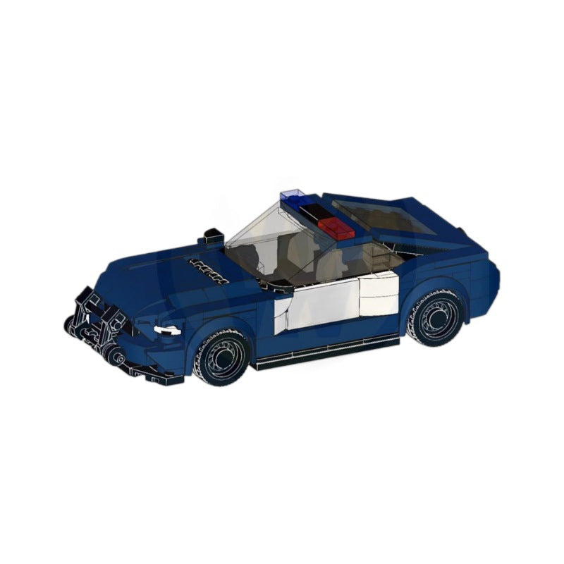 ford mustang barricade building set | moc-93291 - 4