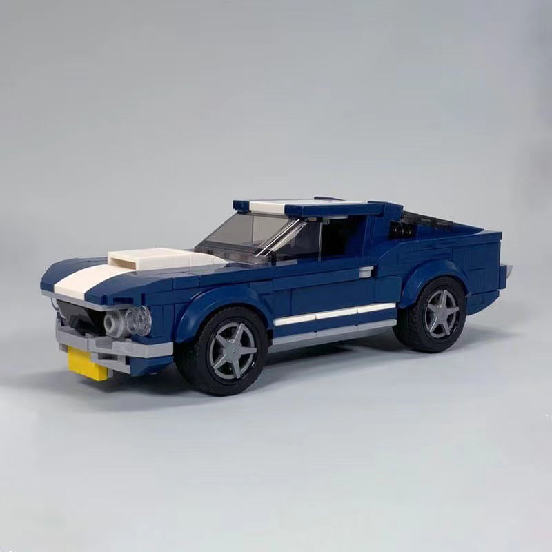 ford mustang gt building set | 6-wide | moc-98185 - 1