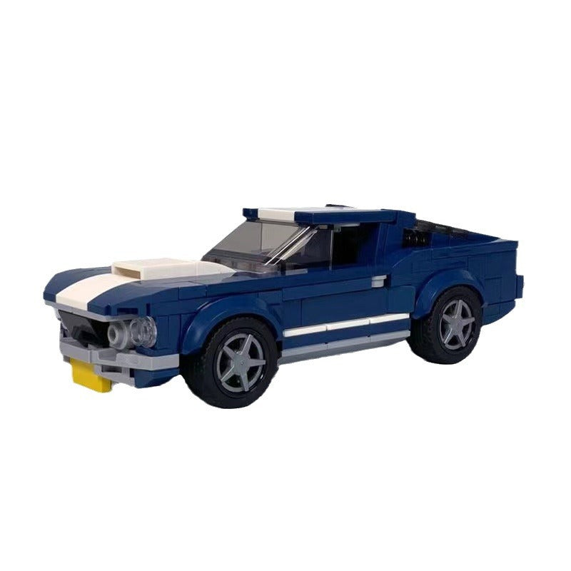ford mustang gt building set | 6-wide | moc-98185 - 2