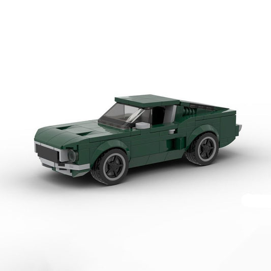 ford mustang gt390 building set | bullitt | moc-37438 - 1