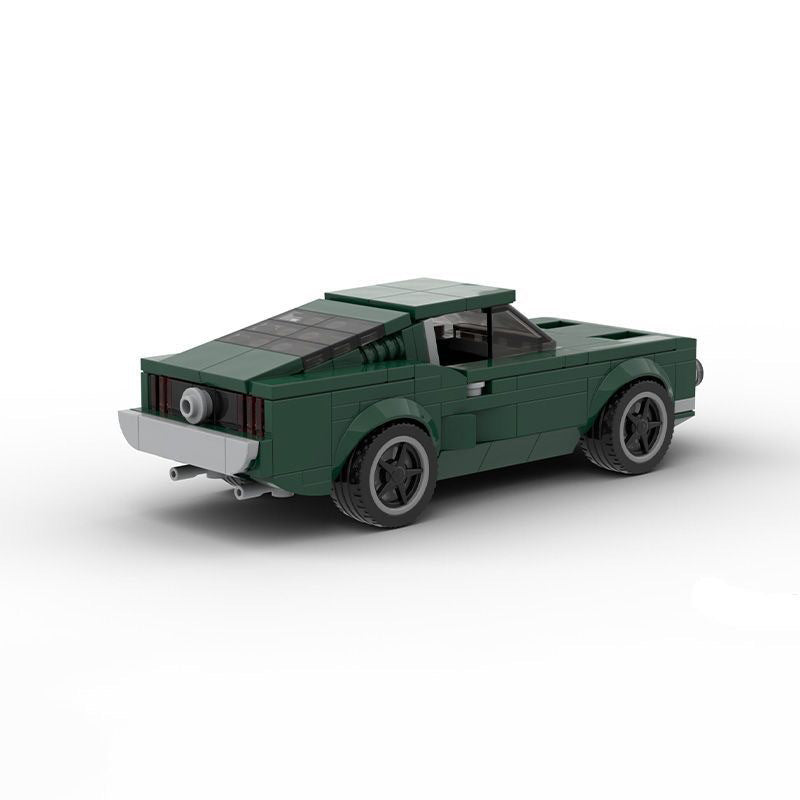 ford mustang gt390 building set | bullitt | moc-37438 - 2