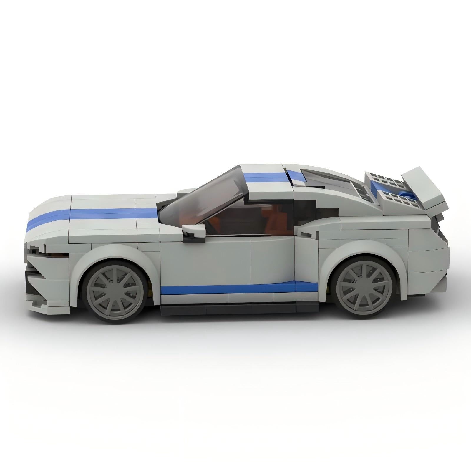 ford mustang shelby gt500 building set | moc-117705 - 2