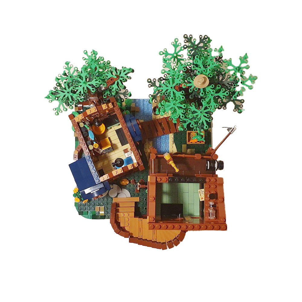 forest lookout building set | moc-91343 - 3