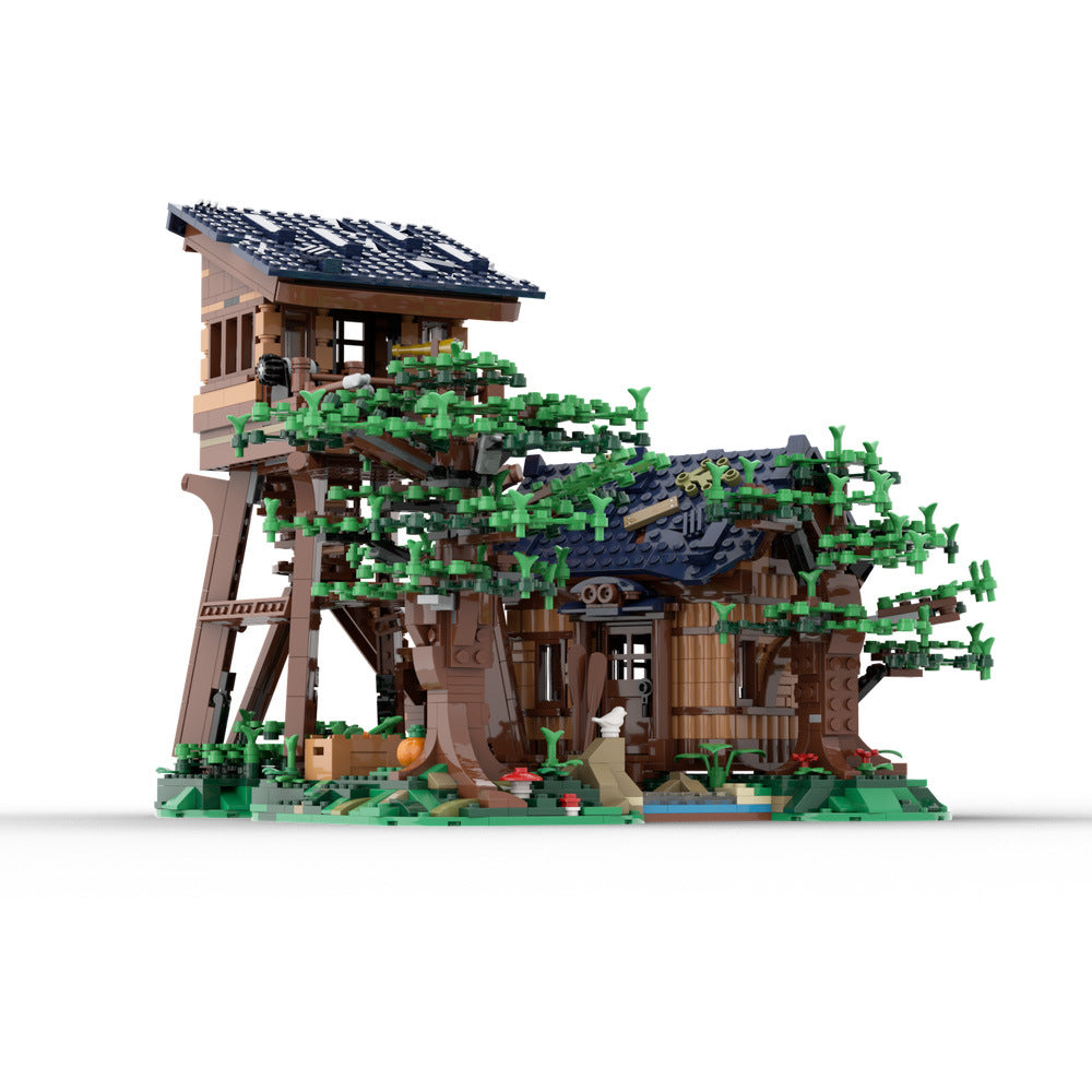 forest lookout building set | moc-91343 - 5