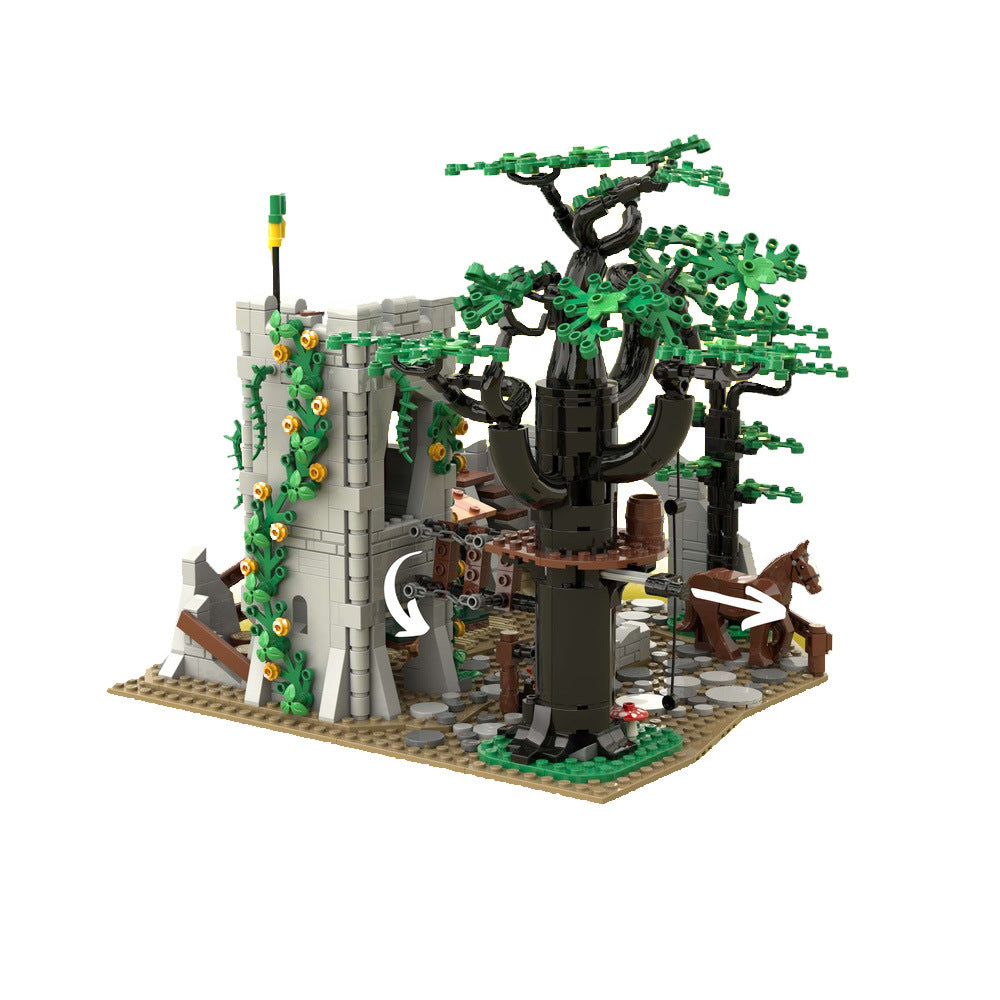 forest men's camp building set | moc-137009 - 2