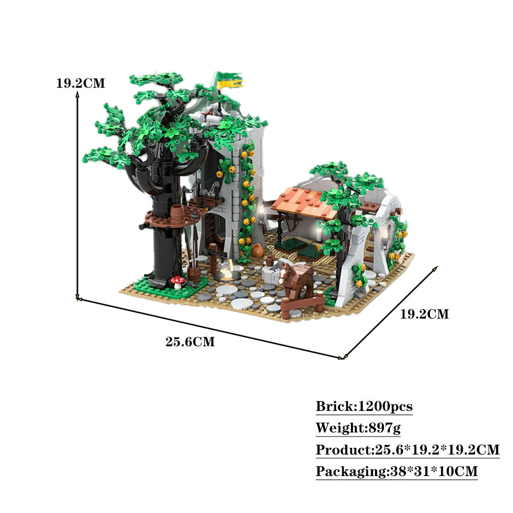 forest men's camp building set | moc-137009 - 4
