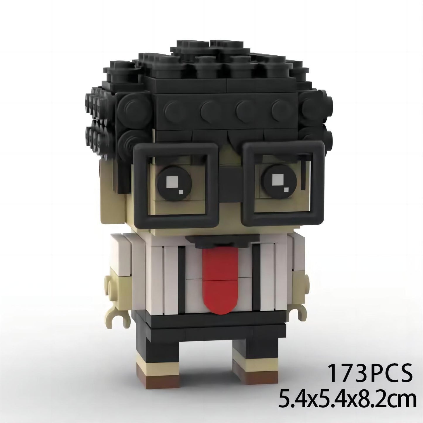 franky franklin brickheadz building set | spy x family | lego-compatible - 1
