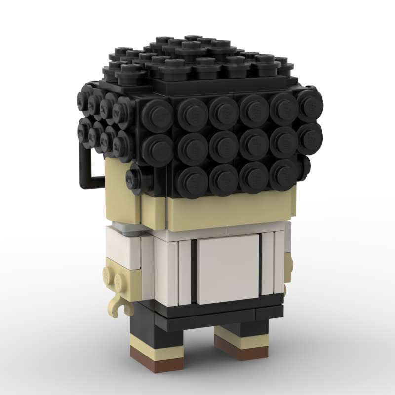 franky franklin brickheadz building set | spy x family | lego-compatible - 4